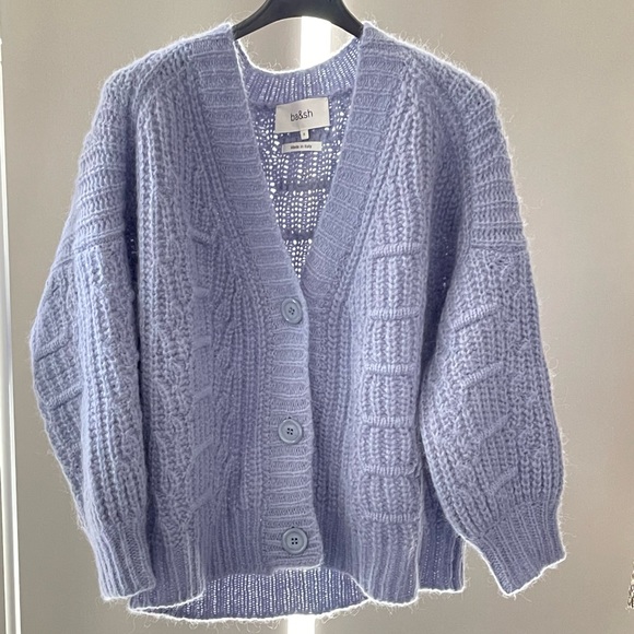 ba&sh beliz cardigan in lavender. Gently worn. In perfect condition.T0 - Picture 3 of 5